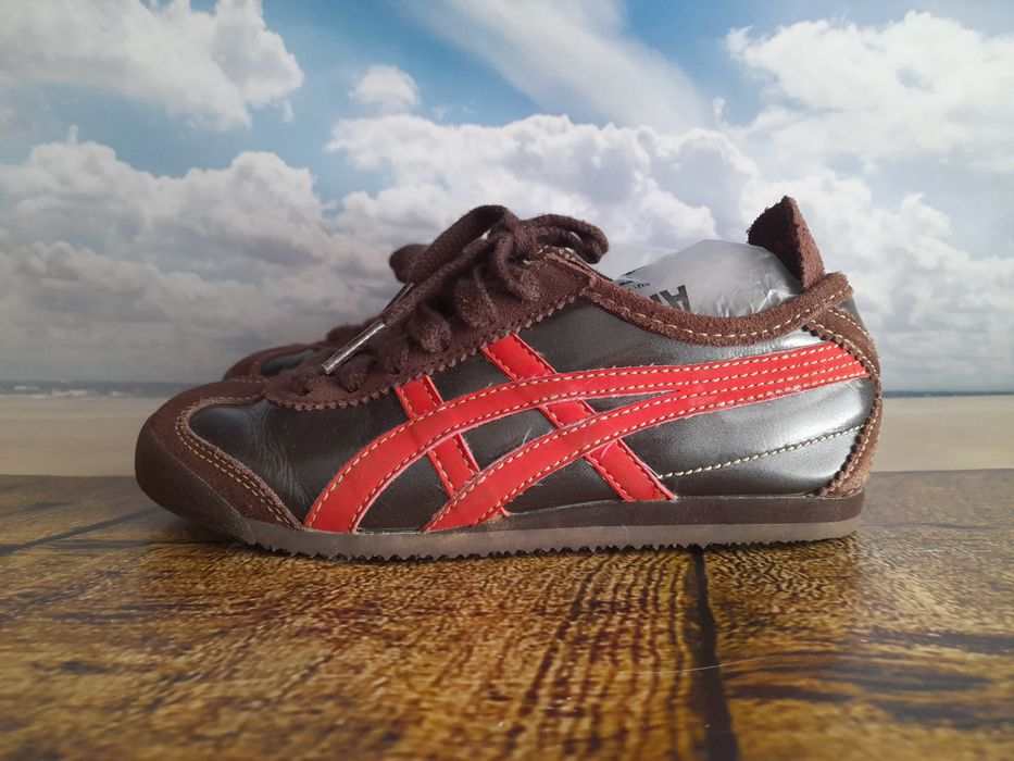 Onitsuka Tiger фірмові дитячі шкіряні кросівки 20 см.