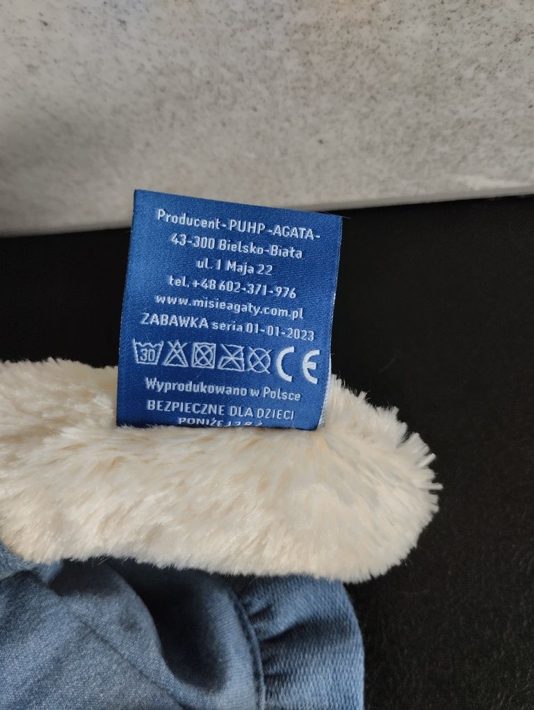 Saga maskotka córka córeczka miś maskotka pluszowa pluszak
