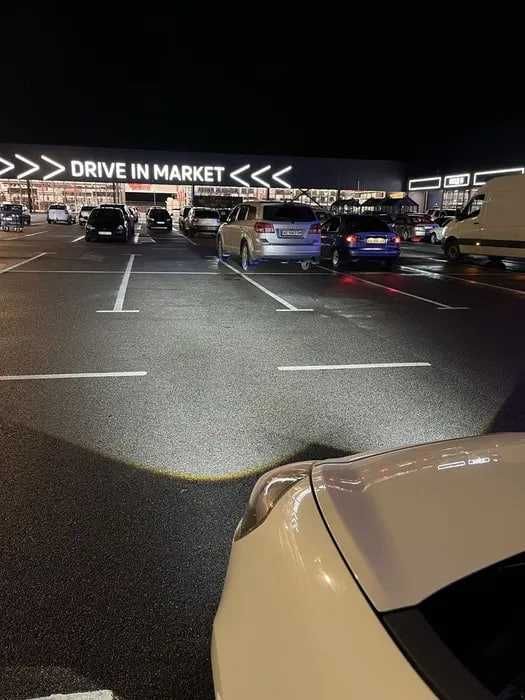 Протитуманні світлодіодні лінзовані круглі LED фари  дюймів 90мм 60W.