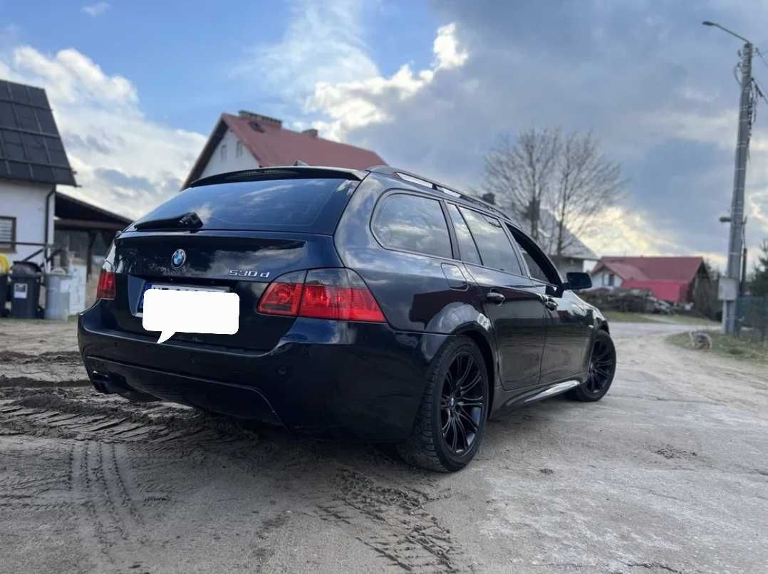 Bmw e61 m-pakiet 3 0d 218km automat carbonschwarz wszystkie czesci!