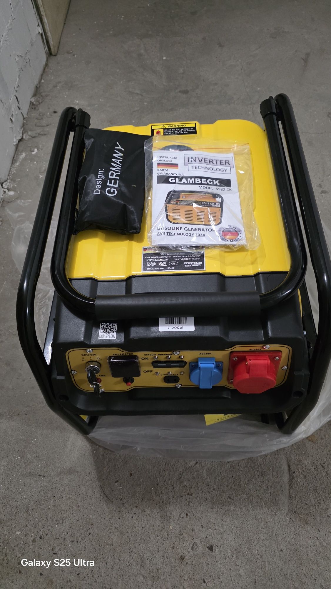Agregat prądotwórczy, Gasoline GLAMBECK 5582 CK