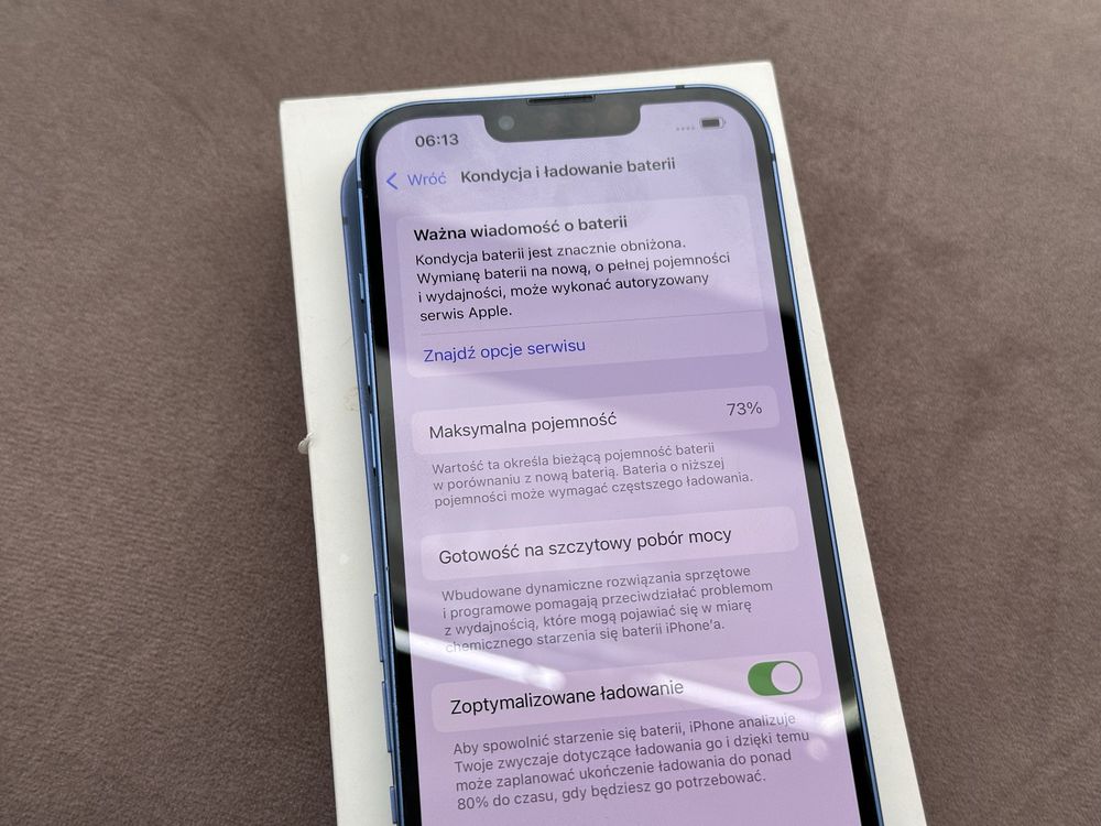 iPhone 13 128gb / bardzo dobry stan / blue niebieski