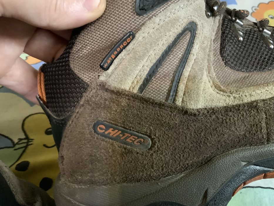 Зимние кожаные теплые термоботинки Hi-Tec. Размер 43, стелька 28 см