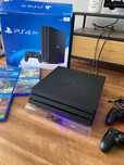 PS4 PRO 1TB + gry i pady