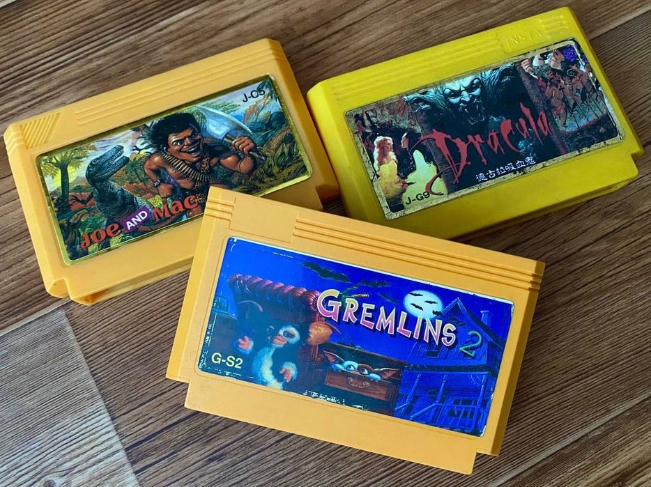 Dendy (Steepler): Batman, Zen Ninja, Contra, Gremlins, Dracula, Alien3