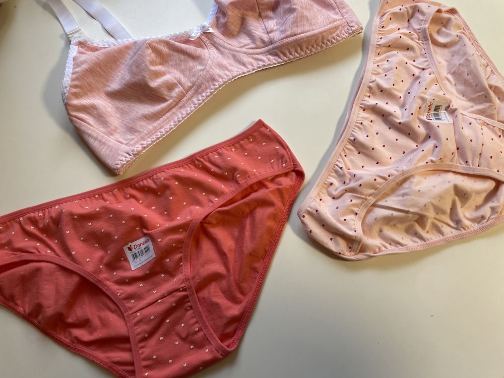 L/XL/XXL Нижня білизна труси Donella бюстгалтер 90С панталони