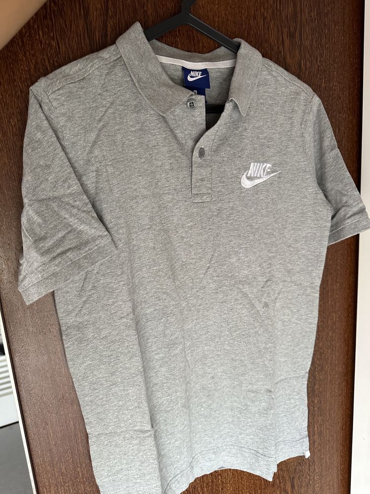 Polo cinzento Nike