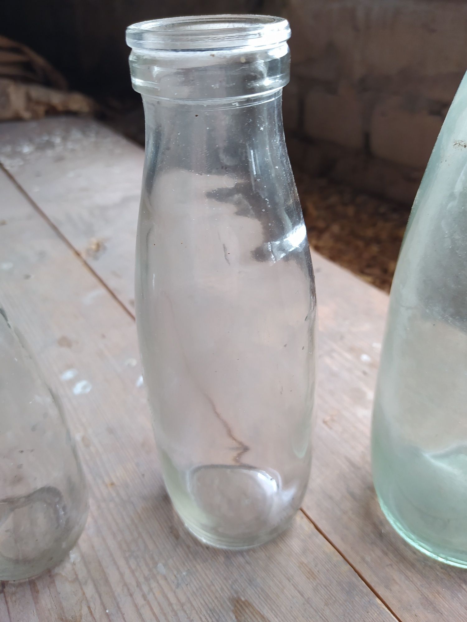 Butelki po mleku śmietanie i inne