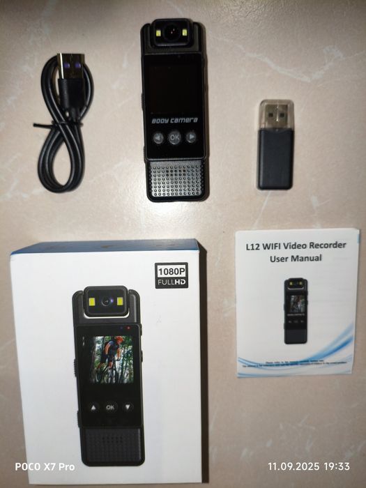 Міні відеокамера JOZUZE L12 WiFi 1080p