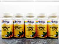 Solaray, Adrenal Caps (60 капс.), концентрат надпочечников, от стресса