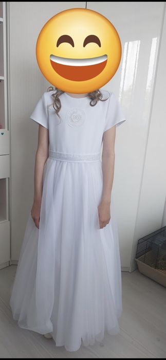 Sukienka komunijna, dodatki komunijne, 146/152