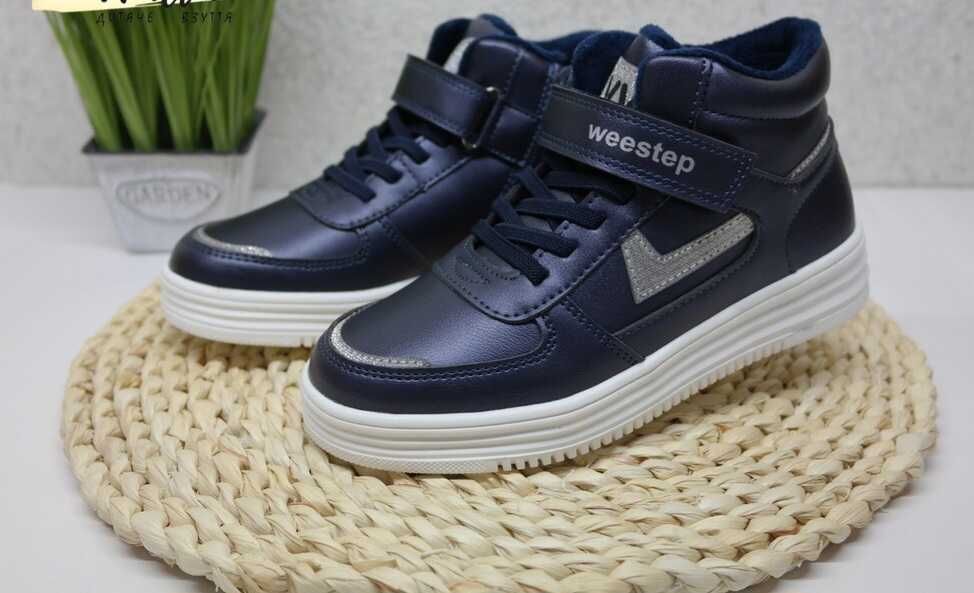 Демісезонні ботінки чобітки Weestep на байці, розмір 35, б/у