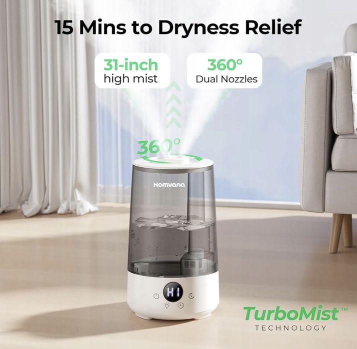 Ultrasoniczny Nawilżacz Powietrza Homvana