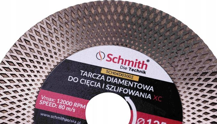 Tarcza Diamentowa Do Cięcia Gresu Płytek 125mm Do Szlifowania Pod Kąte
