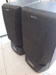 colunas de som duas vias sony impecaveis
