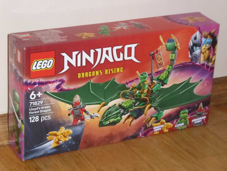 LEGO NINJAGO 71829 Zielony leśny smok Lloyda stan Idealny Wroc