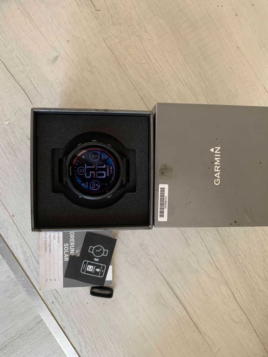 Смарт-годинник Garmin Forerunner 955 Solar Black (010-02638-20)