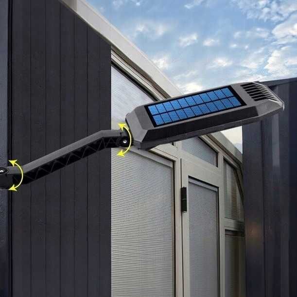 Lampa Solarna Uliczna Z CZUJNIKIEM ZMIERZCHU Ruchu