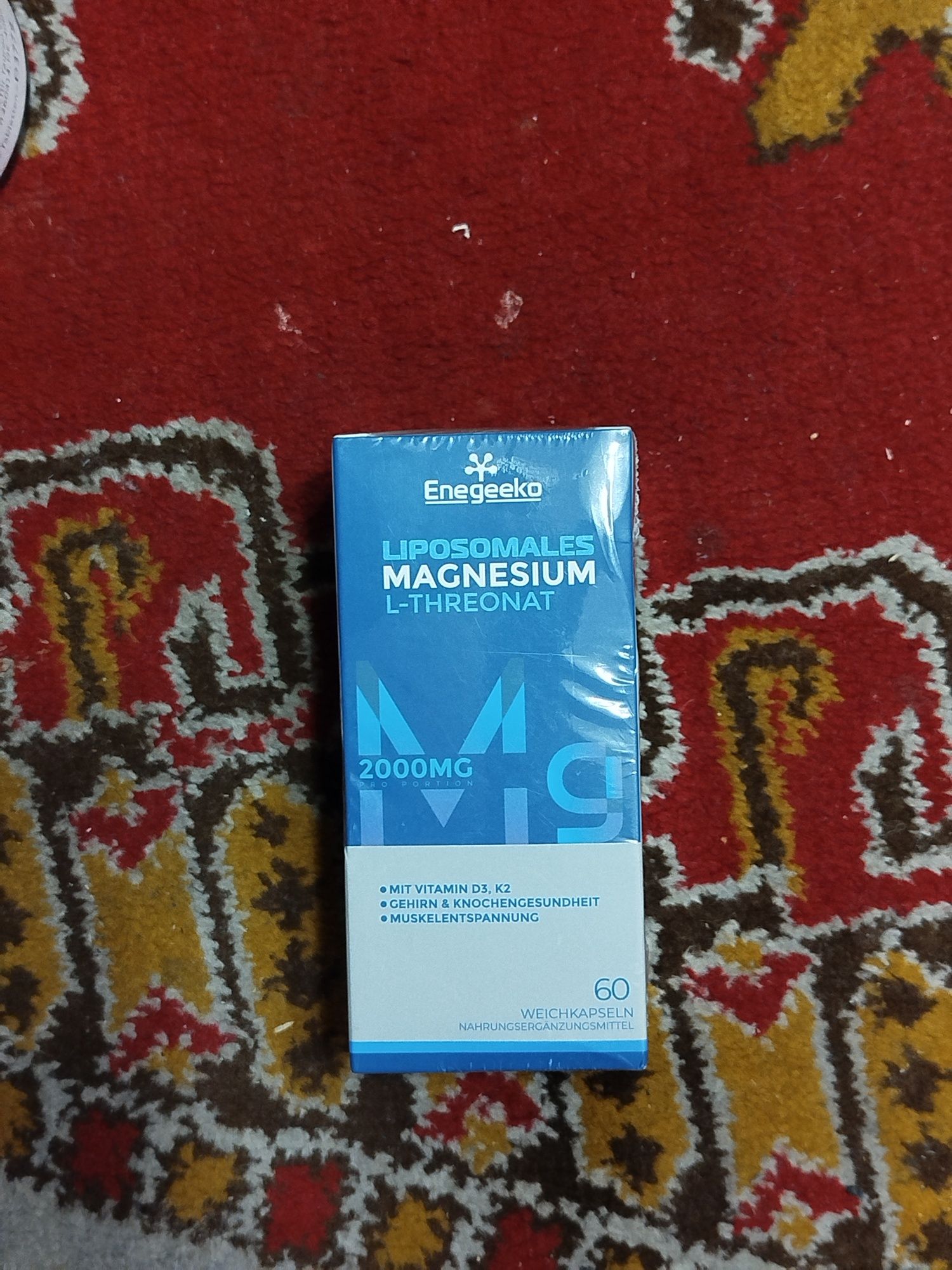 Magnez 2000 mg  liposomalny  + Wit D3.i K2 z