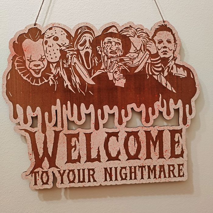 Decoração de parede/porta Halloween