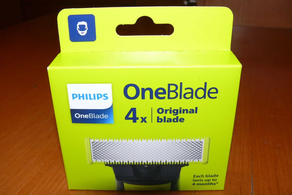 Philips OneBlade ostrza wkłady wymienne One Blade 4 szt. 100% Orginał