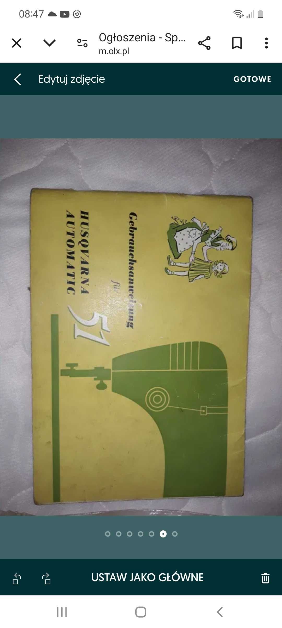 Maszyna do szycia z szafką Husqvarna