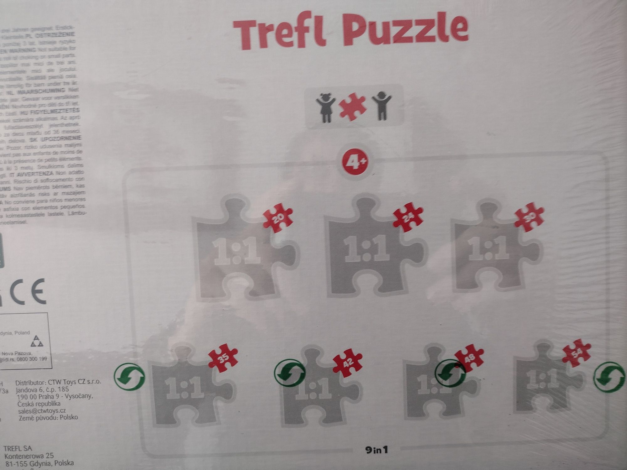 Trefl puzzle Psi Patrol 9w1 najnowszy zestaw SKY Everest nowe