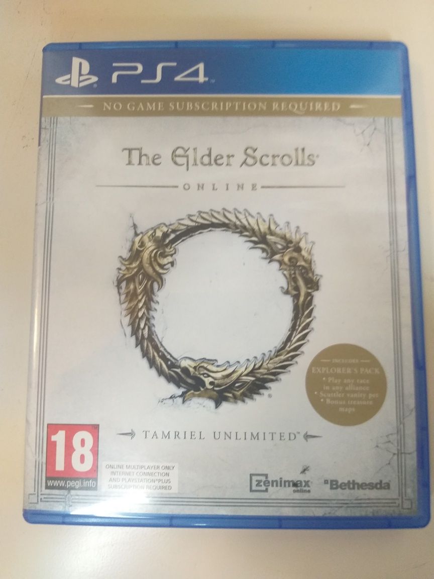 Gra The Elder Scrolls Online Tamriel Unlimited PS4 na konsole ps4