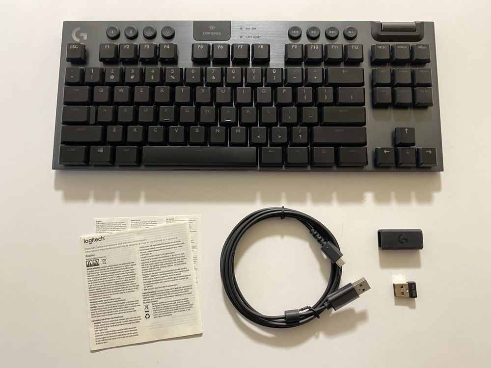 Клавіатура Logitech G915 TKL Lightspeed Wireless Tactile ENG open box