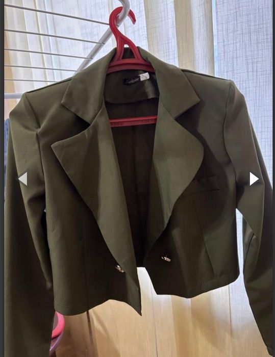 Костюм укорочений піджак + шорти -спідниця