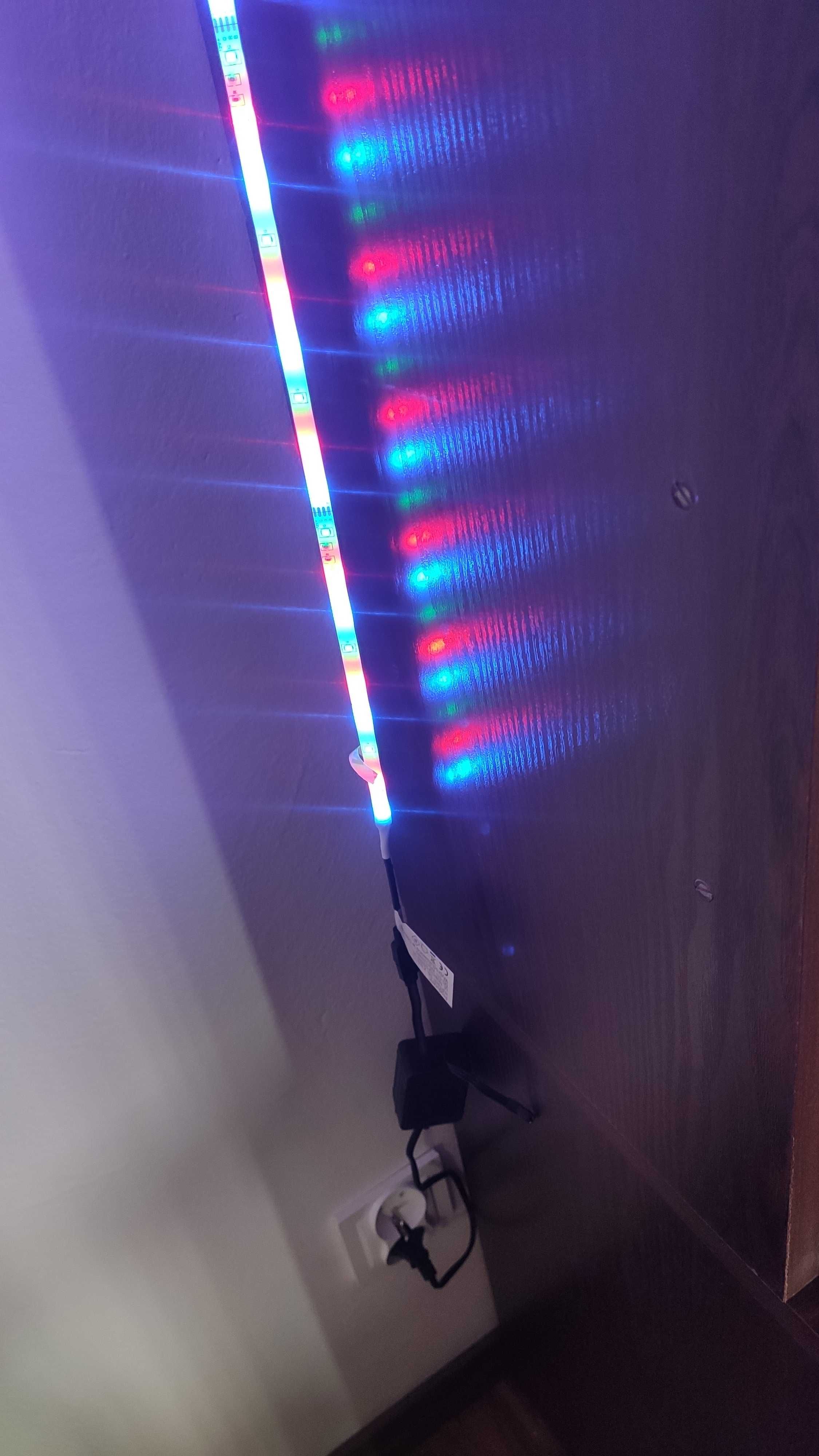 Taśma LED RGB z pilotem Lethe 15m (3x5m, 270 diod)