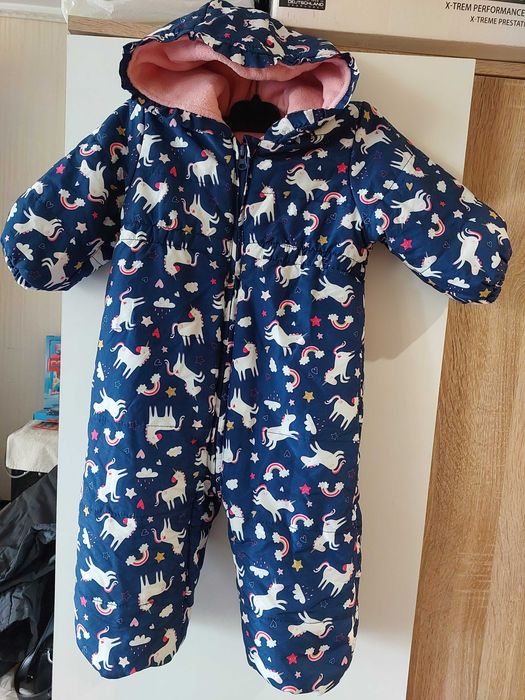 Комбинезон зимовий для дівчинки,розмір-80