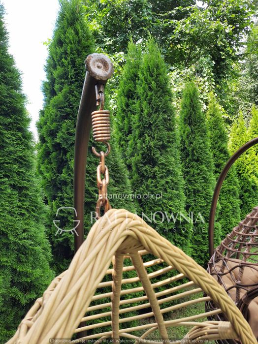 Fotel Wiszący Bujany Kokon XXL Bujak Ogrodowy WYPRZEDAŻ powyżej -30%