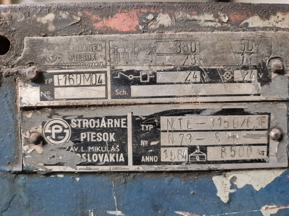 Gilotyna Strojane Piesok NTE 3150 / 6.3