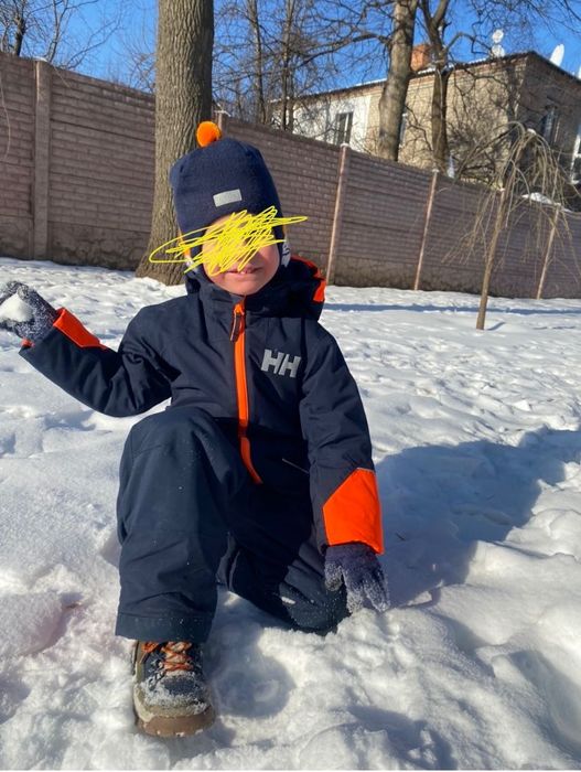 Зимний комбинезон helly hansen Rider 2.0 Ins navy+ шапка