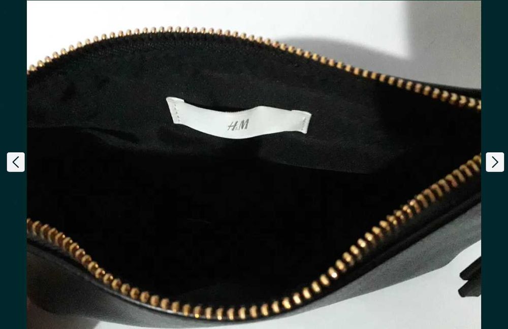 Mala preta pequena a tiracolo H&M