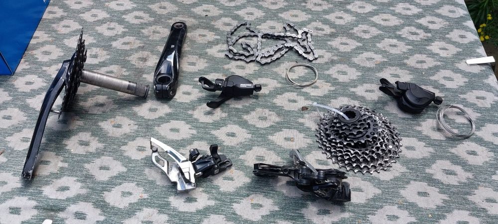 Napęd rowerowy 3x10 shimano deore xt