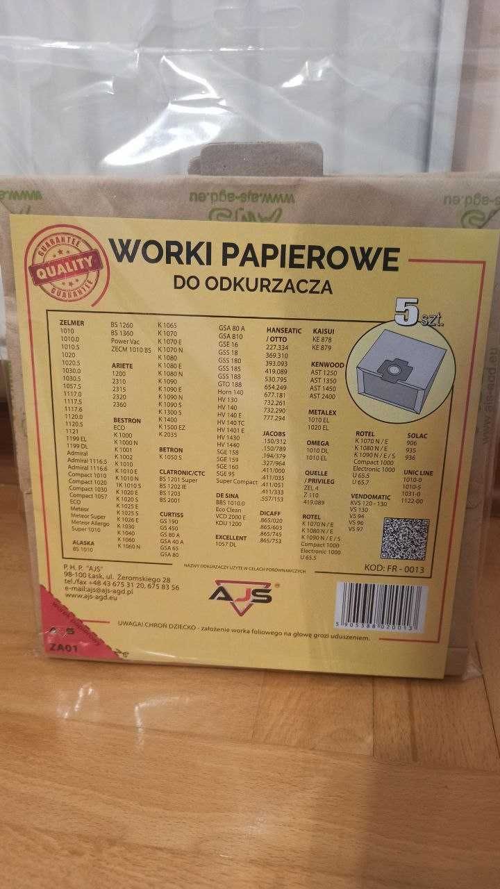 Worki papierowe do odkurzacza ZA01 - 3 opakowania