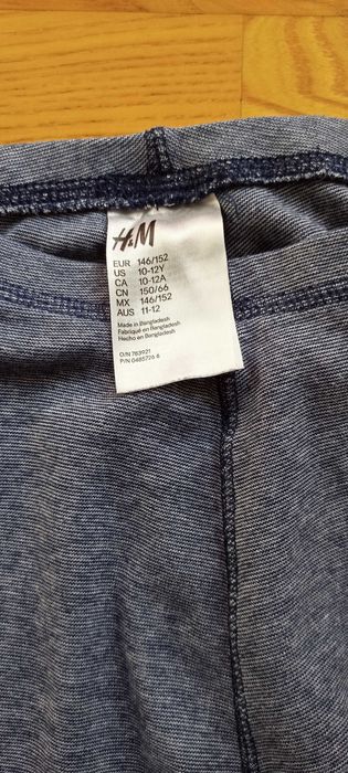 Getry chłopięce bawełniane H&M rozmiar 140