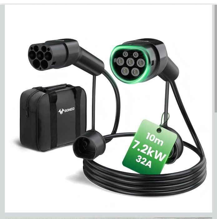 GONEO kabel EV Typ2 32A 7,2kW 10m 1faza