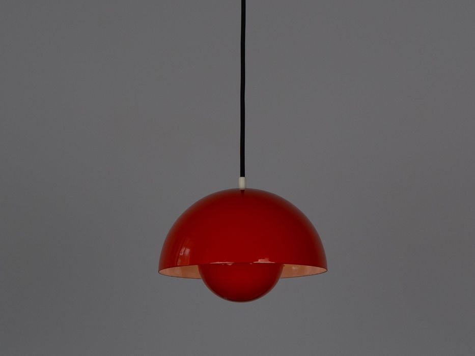 Para duńskich vintage lamp Flowerpot, Verner Panton Louis Poulsen 1968