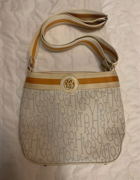 mala / bolsa tiracolo victor hugo vintage