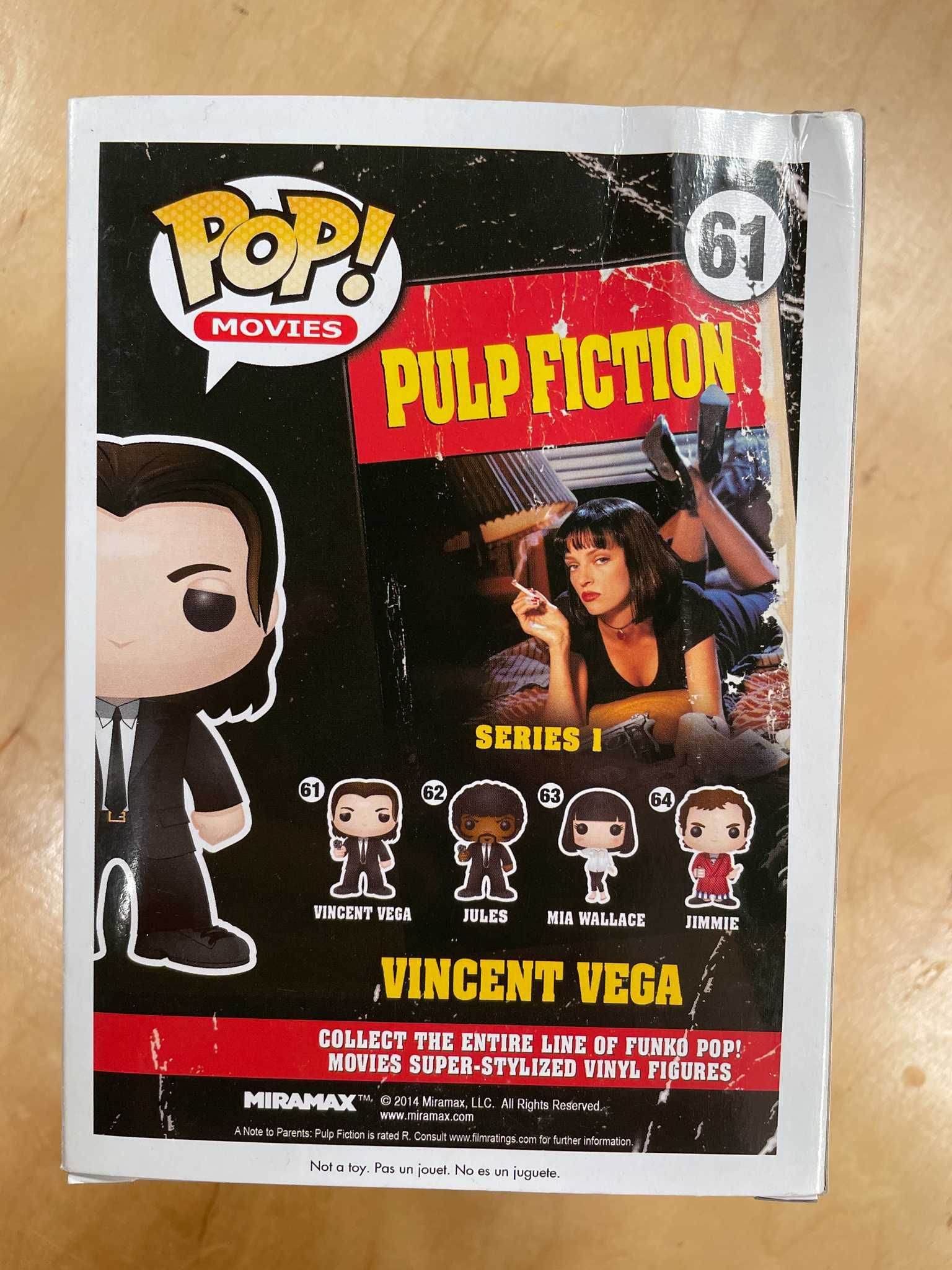 Funko pop Vincent Vega 61 SDCC Exclusive 1000szt. Pulp Fiction