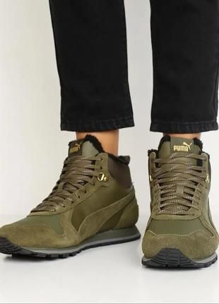 Зимние полуботинки PUMA ST RUNNER MID FUR.