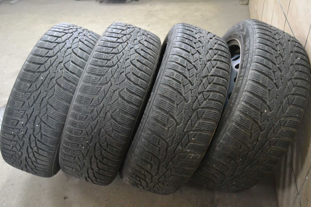4x zima 195/55r16 Nokian WR D4 komplet zimowe 195/55-16