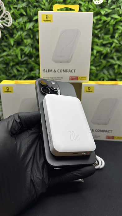 Магнітний павербанк Базеус 6000 mAh 20w Baseus magnetic powerbank