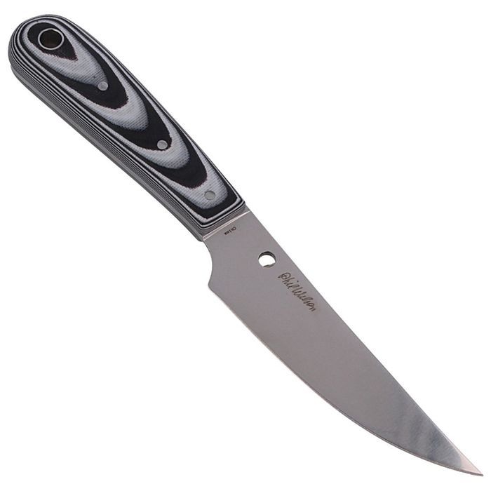 Nóż Spyderco Bow River Black/Gray G10, Satin 8Cr13MoV by Phil Wilson (