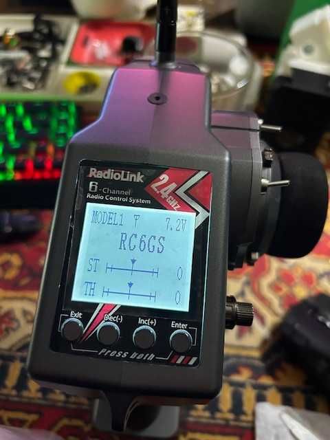 Radiolink RC6GS V2 nadajnik RC 2.4 Ghz 6 kanałów + odbiornik z żyro