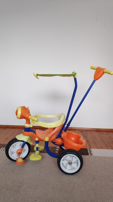 Rowerek trójkołowy, spacerowy, pchacz.