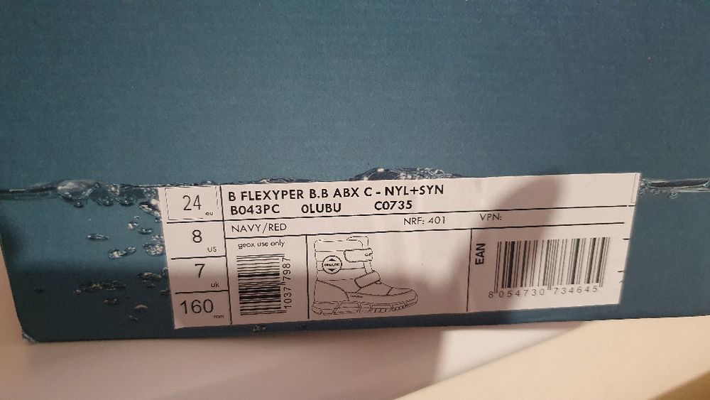 Geox ботиночки зимние